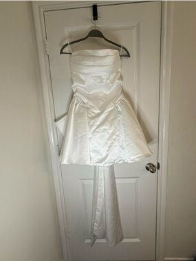 Bridal Mini Dress From Dillards With Big Bow